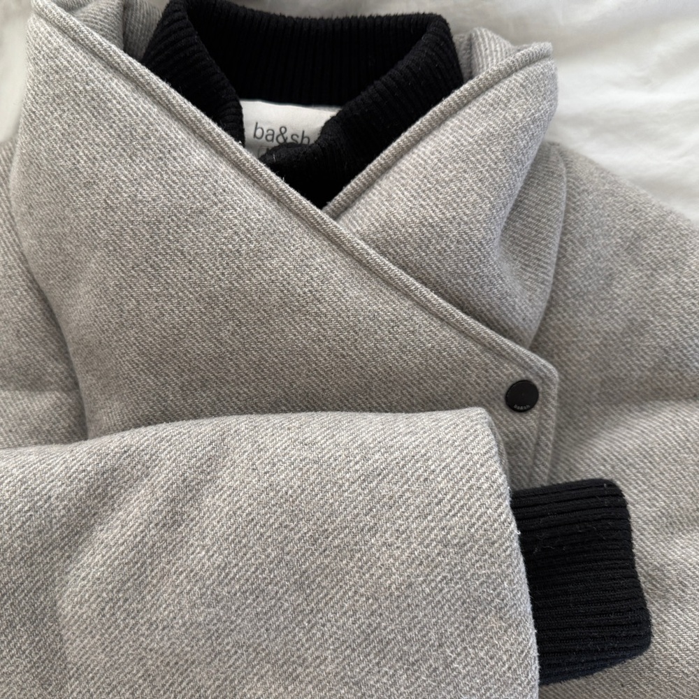 ba&sh Light Gray Puffer Jacket - Picture 2 of 5